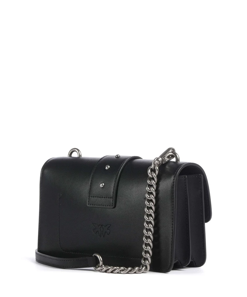 Pinko Love One Mini Sac bandoulière nero/old silver