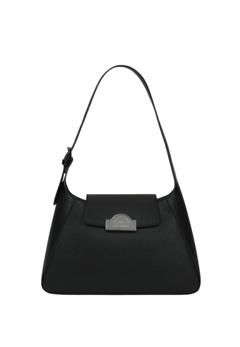 Karl Lagerfeld Sac Bandoulière Métal Zippé Noir