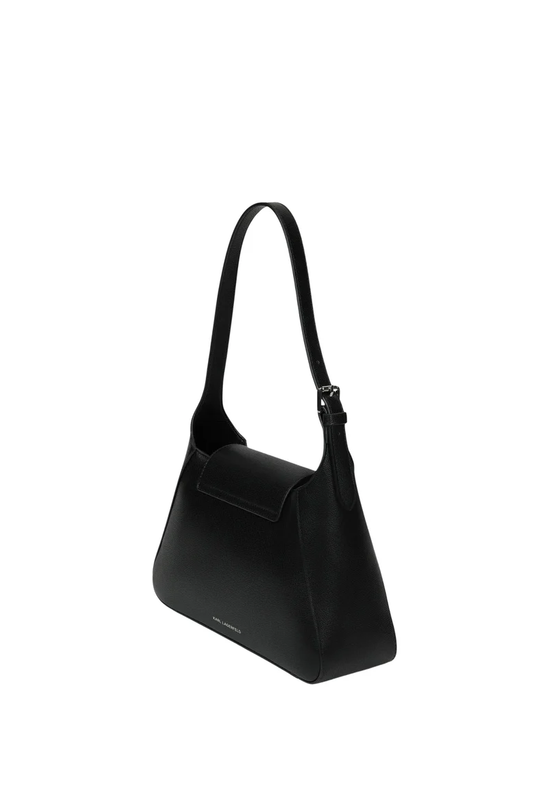 Karl Lagerfeld Sac Bandoulière Métal Zippé Noir