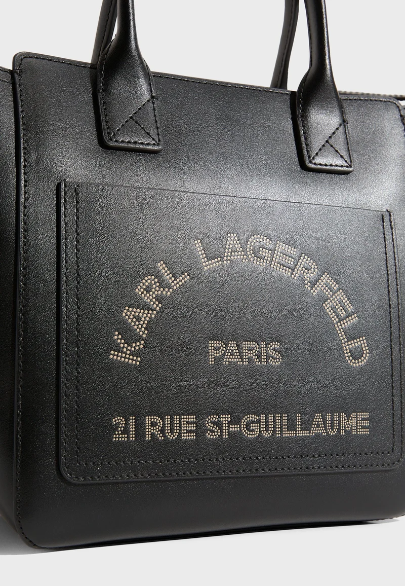 Karl Lagerfeld Cabas Cuir Noir