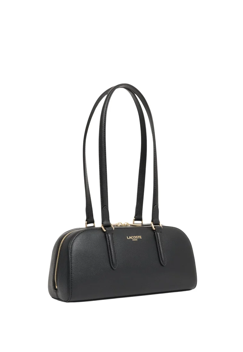 Lacoste Sac épaule Champs-Élysées Cuir Noir