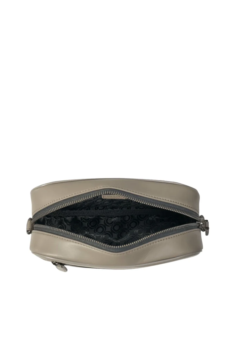 Chabrand Sacoche Ecru Gris Garnie Cuir