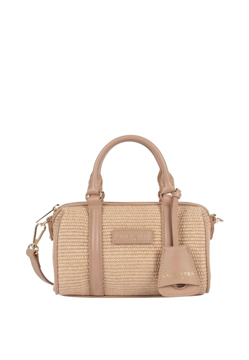 Lancaster Sac Polochon Mini Osier Cuir Naturel