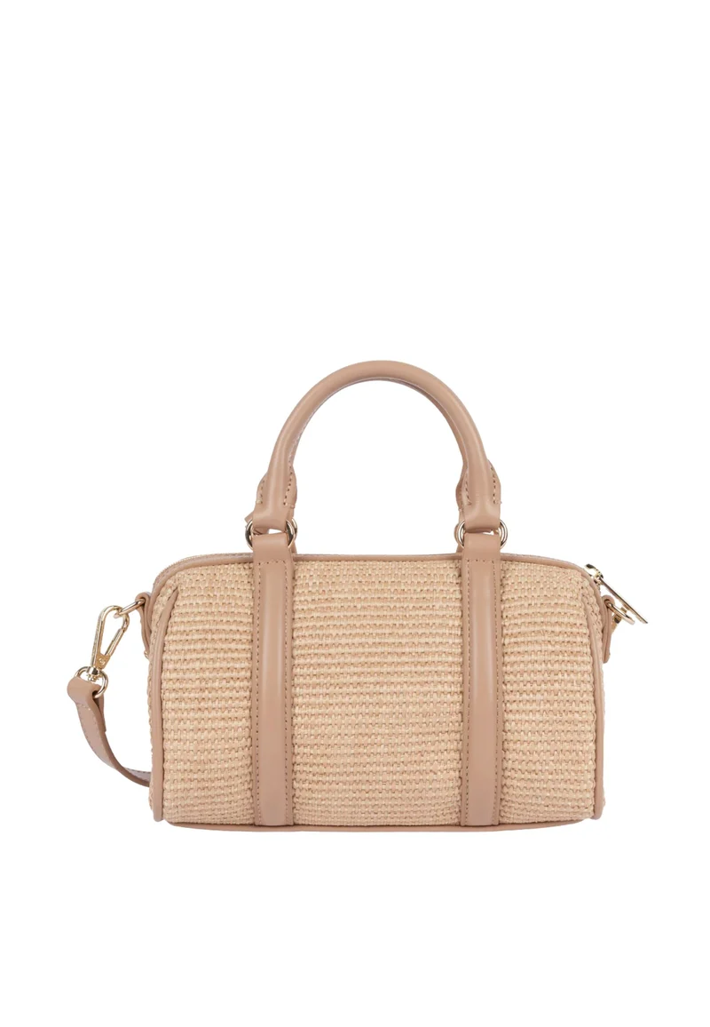 Lancaster Sac Polochon Mini Osier Cuir Naturel