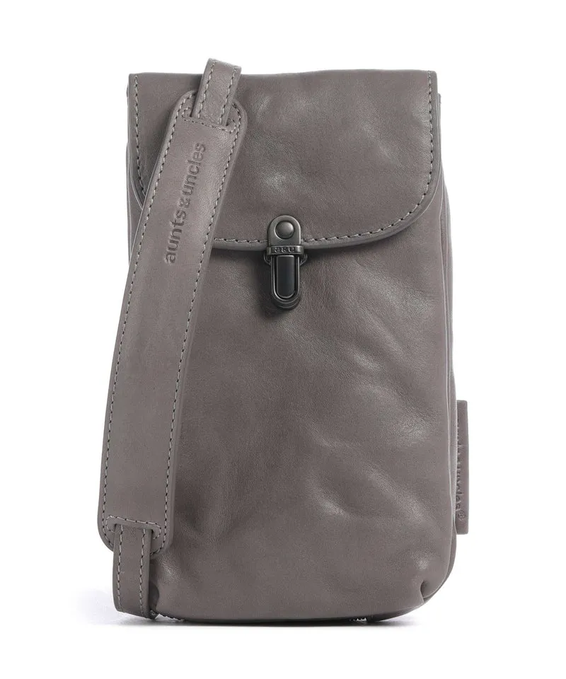 Aunts & Uncles Grandma's Luxury Club Mrs. Lemon Twist Pochette telephone oyster grey