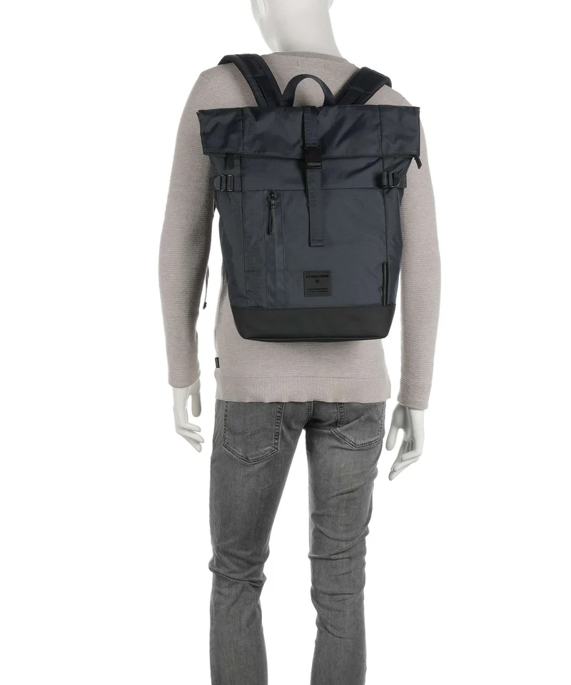Strellson Northwood Rs Sac à dos roll-top dark blue