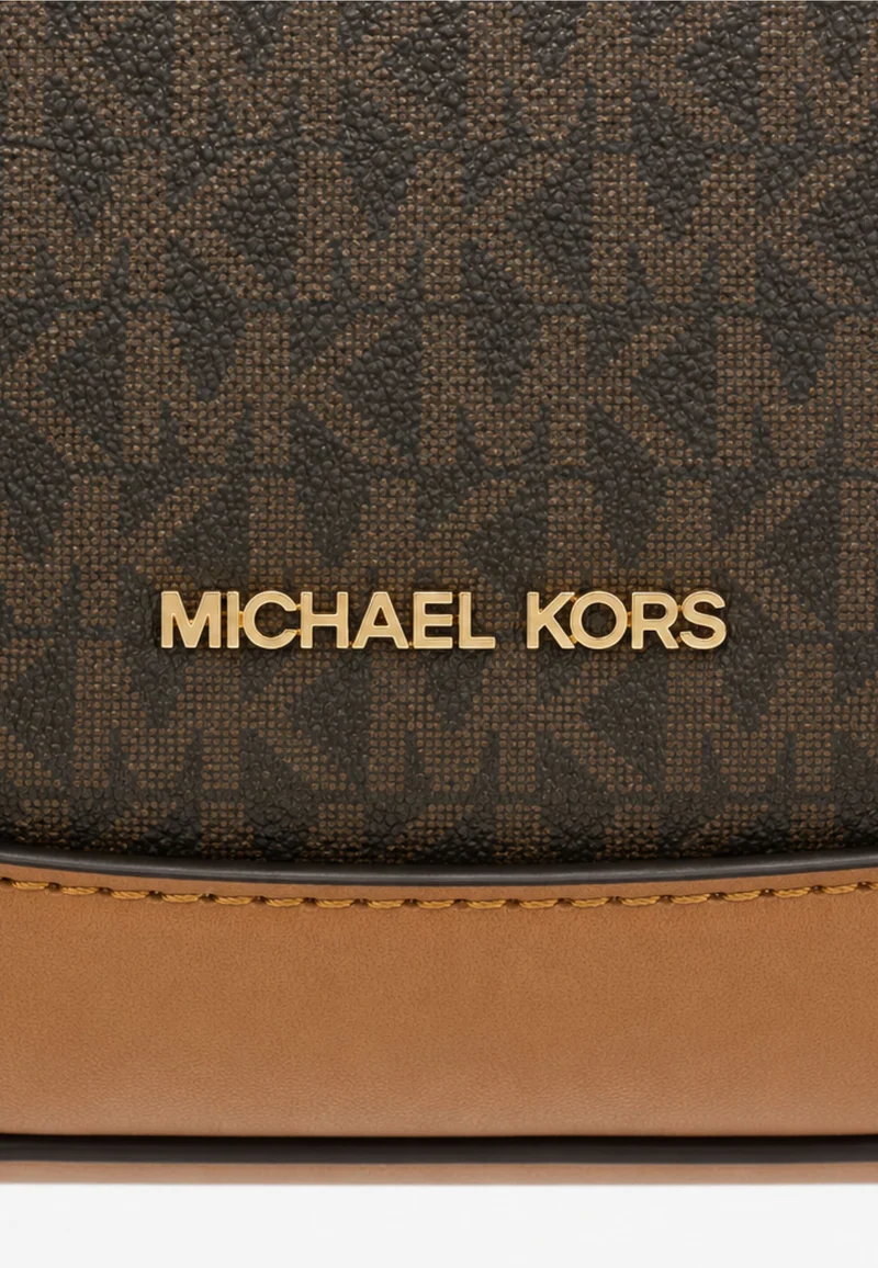 Michael Kors Sac Bandoulière Teddi Mini Souple Marron