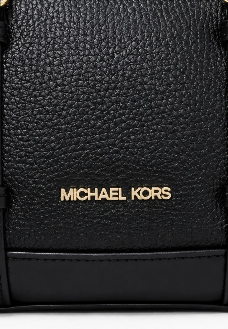 Michael Kors Sac Bandoulière Cuir Teddi Mini Souple Noir