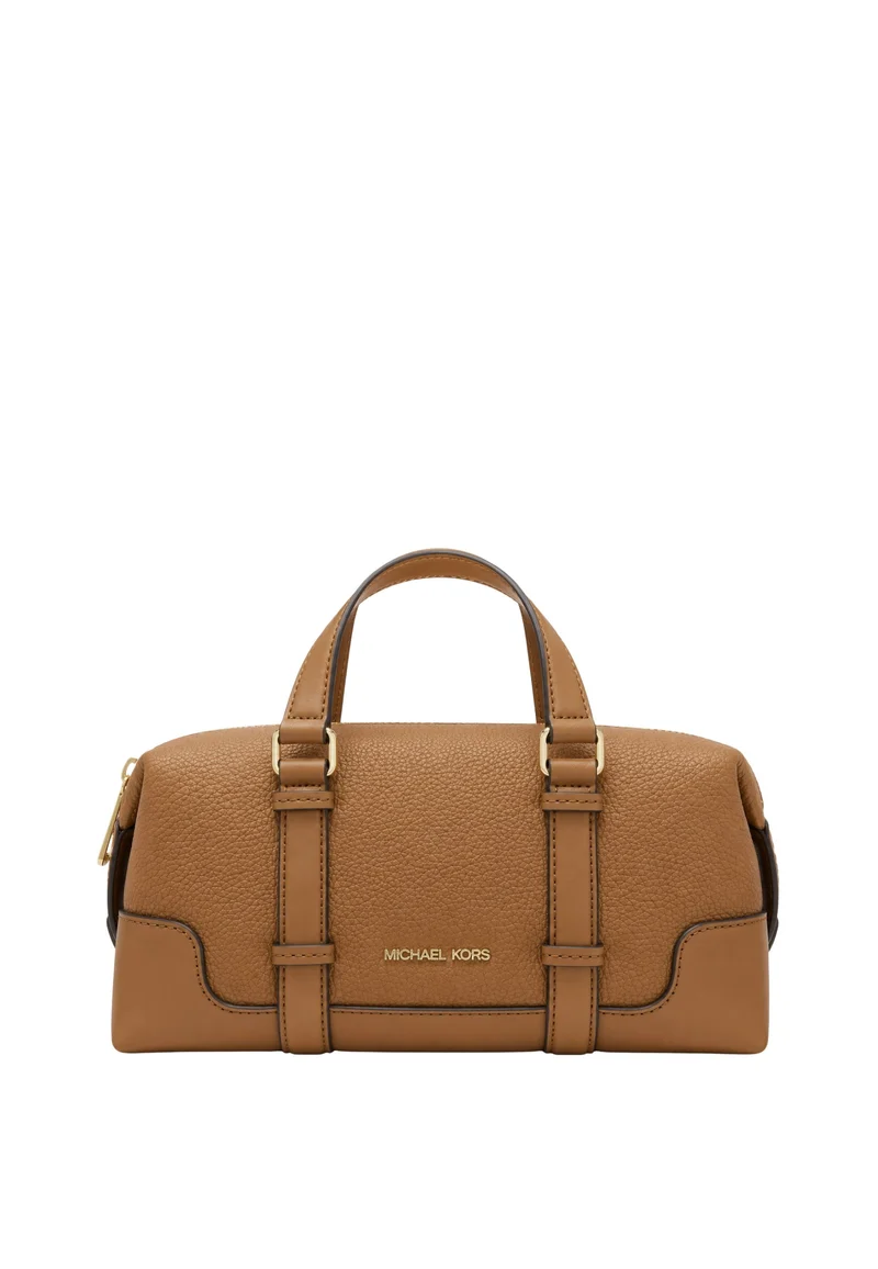 Michael Kors Sac Bandoulière Cuir Teddi Mini Souple Cognac