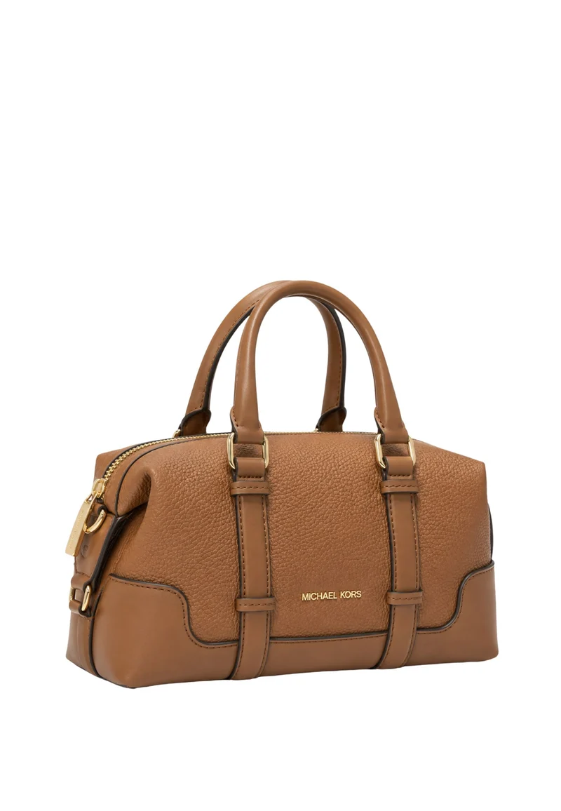 Michael Kors Sac Bandoulière Cuir Teddi Mini Souple Cognac