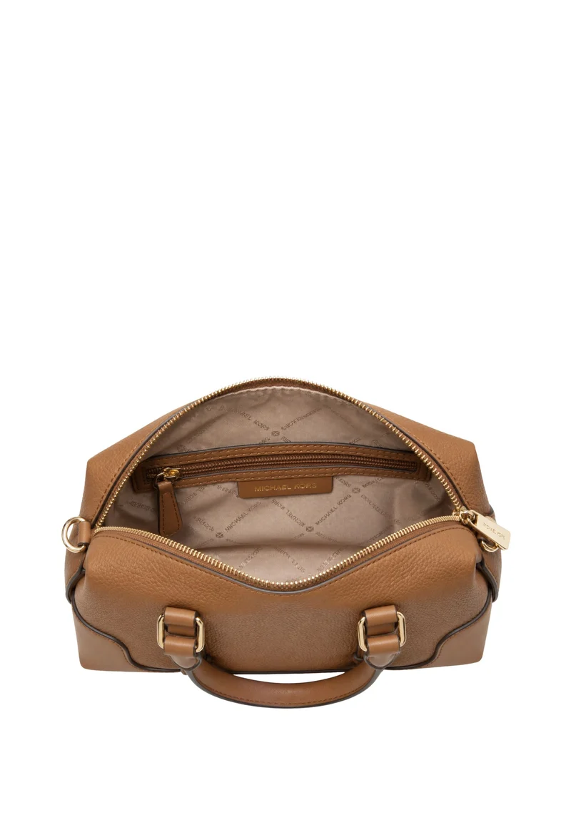 Michael Kors Sac Bandoulière Cuir Teddi Mini Souple Cognac