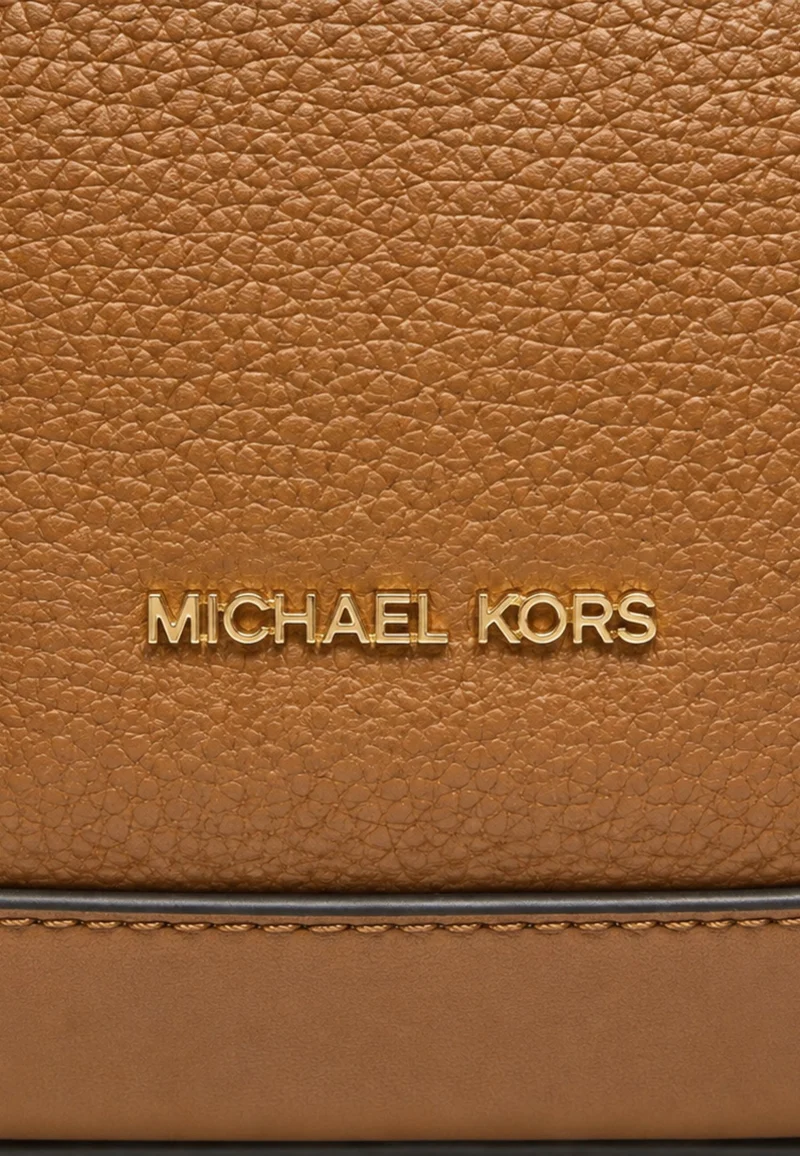 Michael Kors Sac Bandoulière Cuir Teddi Mini Souple Cognac