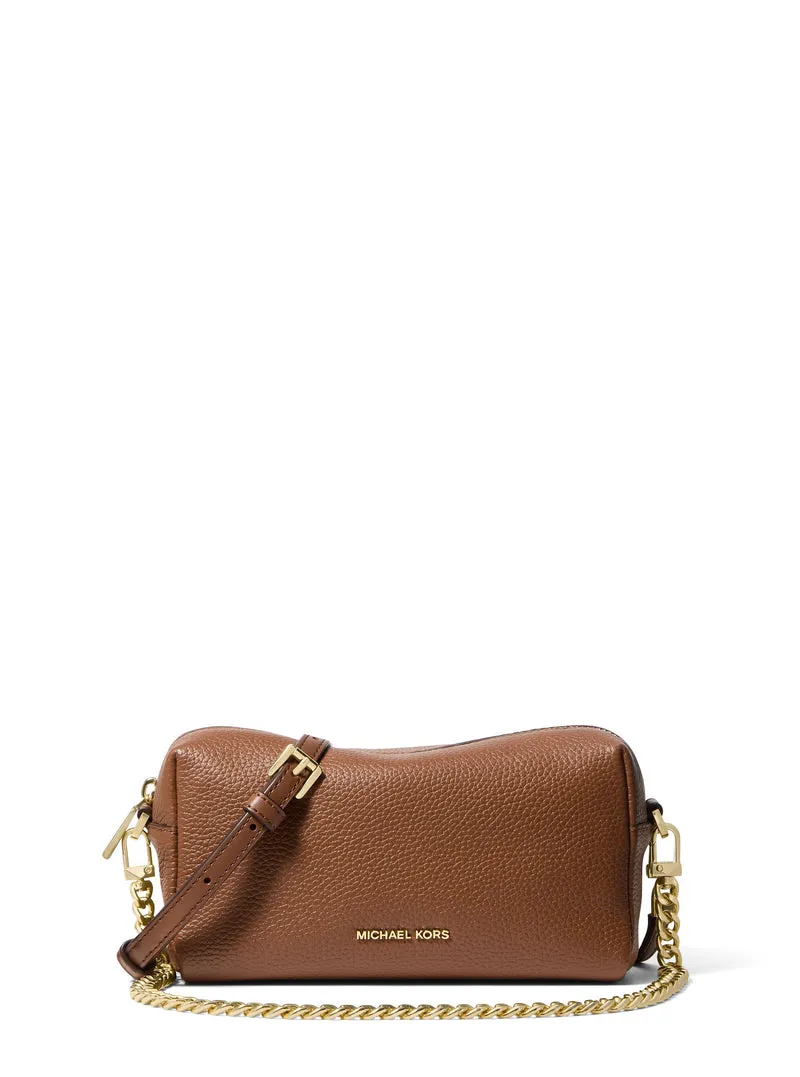 Michael Kors Sac Bandoulière Cuir Bryant Petit Souple Cognac