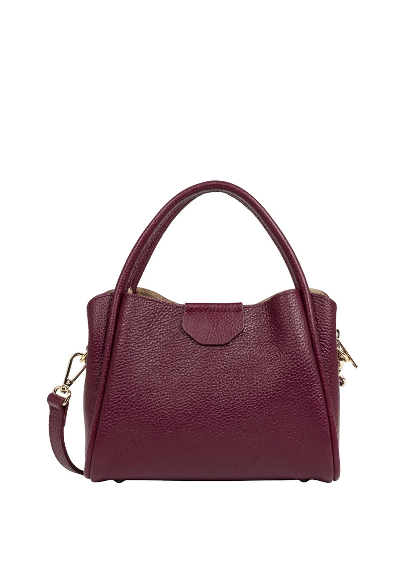 Lancaster Sac à main Aimantée S Ida Double Bordeaux - In - Champagne