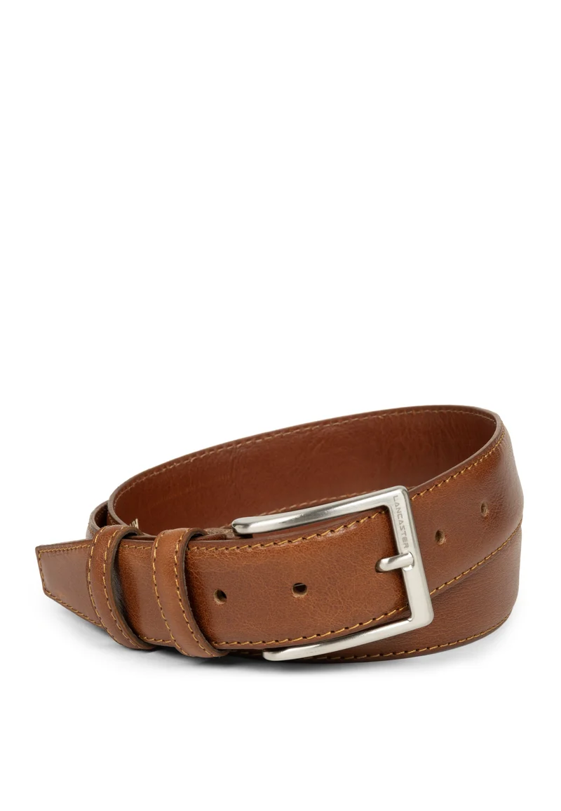 Lancaster Ceinture Soft Homme Camel 115 cm