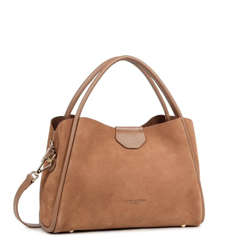 Lancaster Sac à main M Suède Ida 470-101 Moka