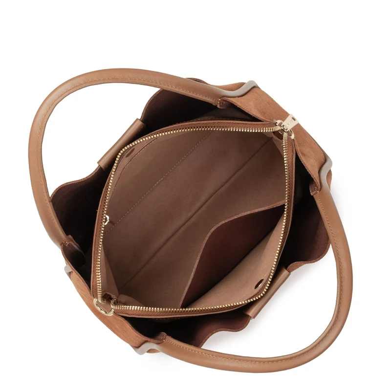Lancaster Sac à main M Suède Ida 470-101 Moka