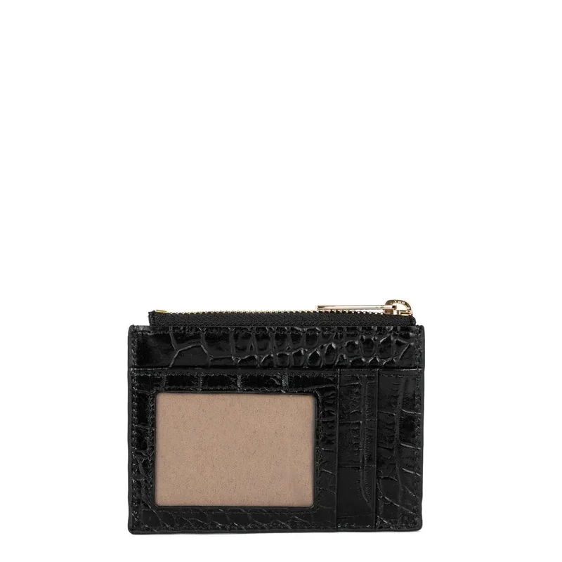 Lancaster Porte-cartes Zippé Exo 124-16 Noir