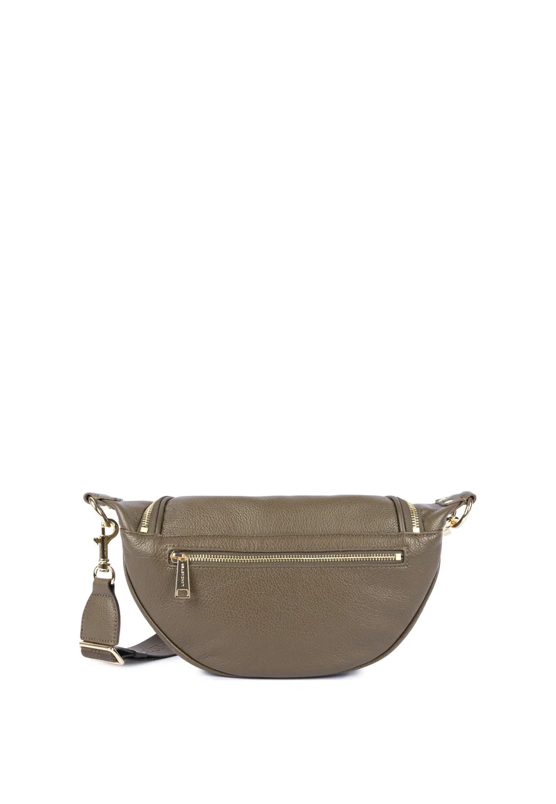 Lancaster Sac banane Zippé Dune Kaki