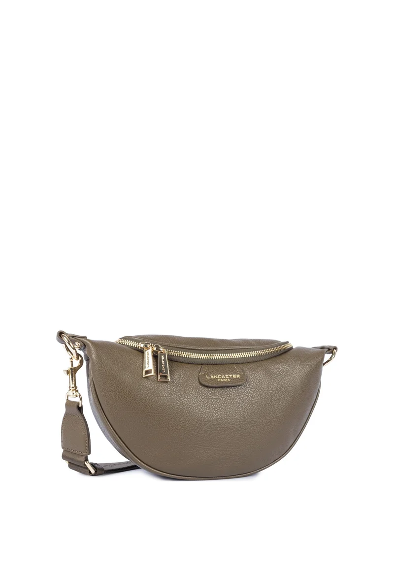 Lancaster Sac banane Zippé Dune Kaki