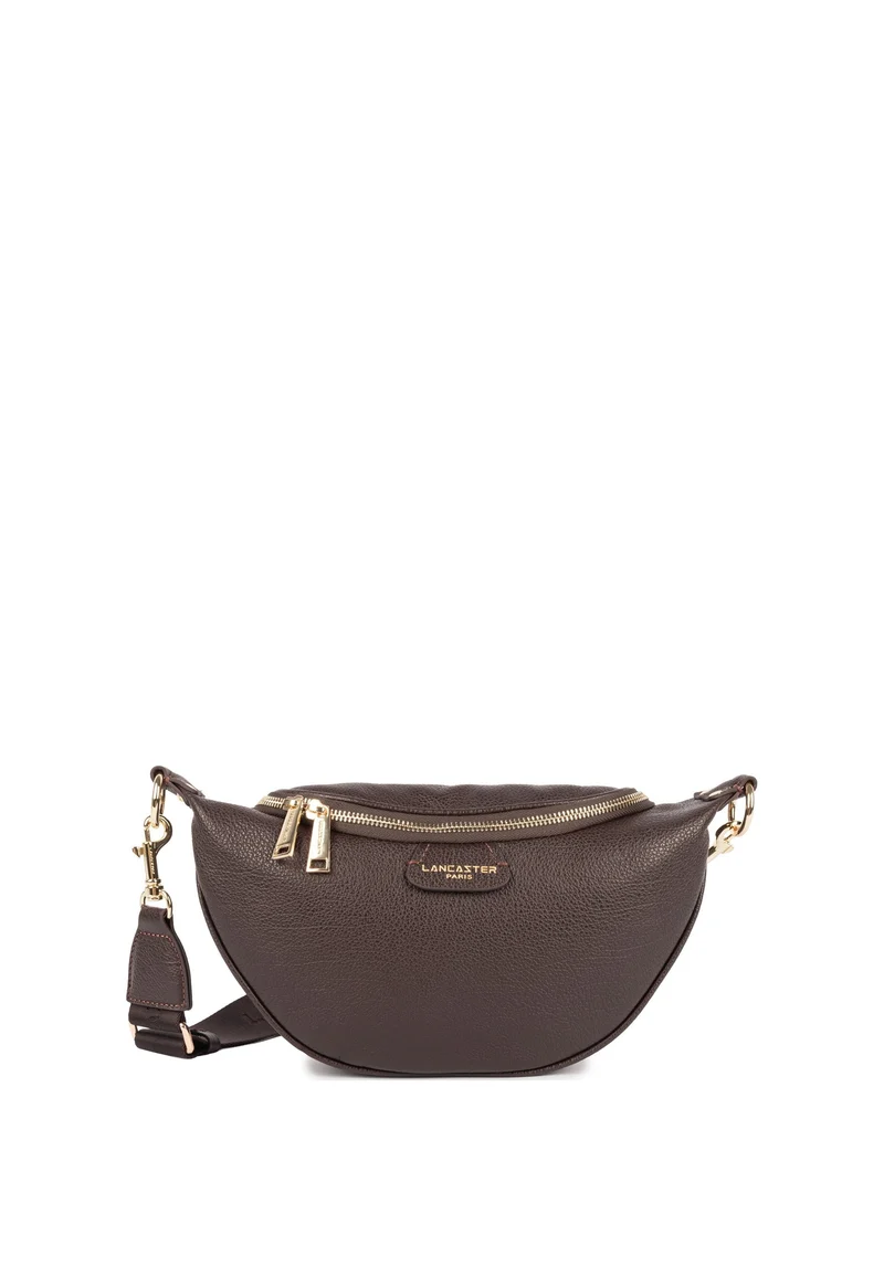 Lancaster Sac banane Zippé Dune Marron Foncé