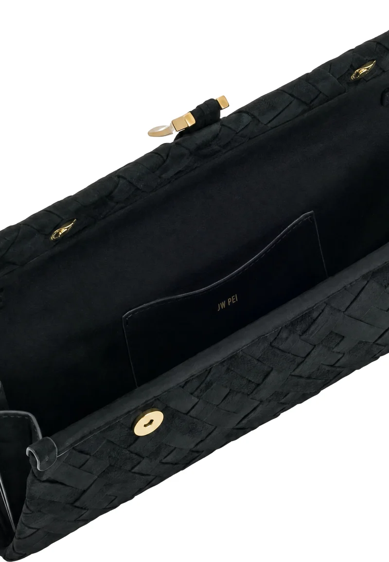 JW PEI Pochette Zaria Tressé Black
