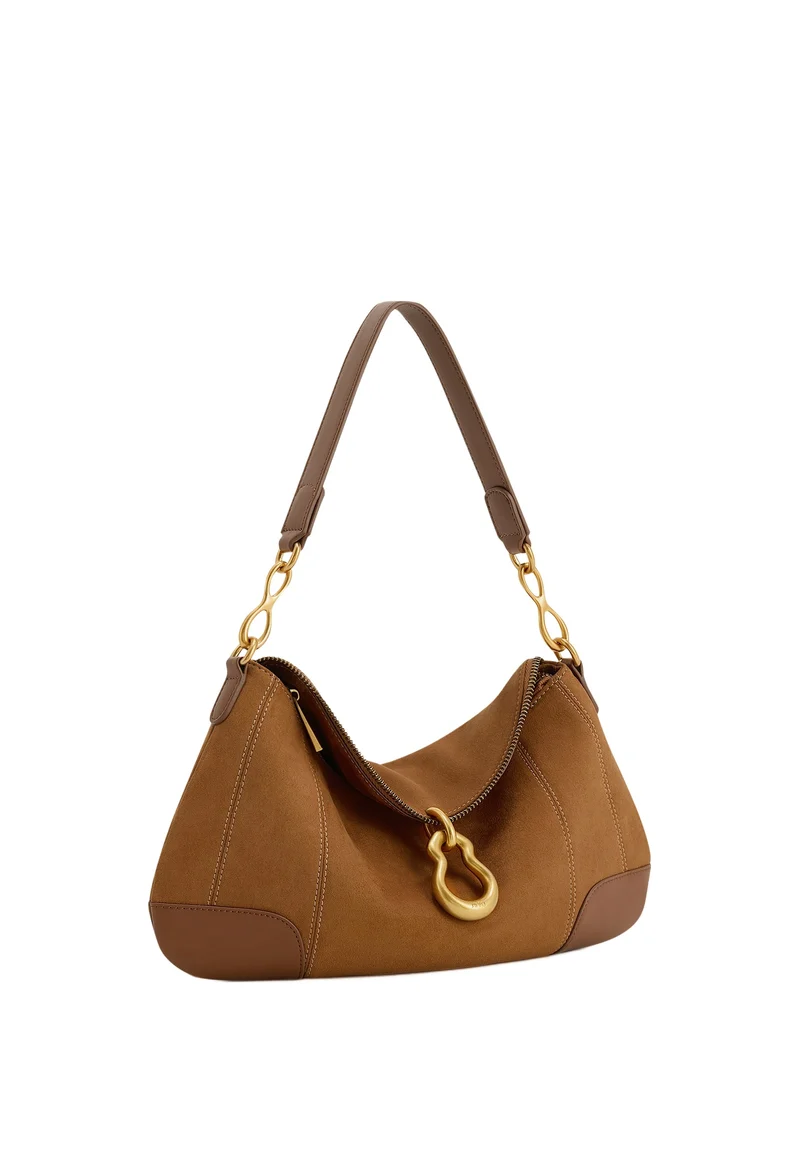 JW PEI Sac Bandoulière Jayla Faux Suede Brown
