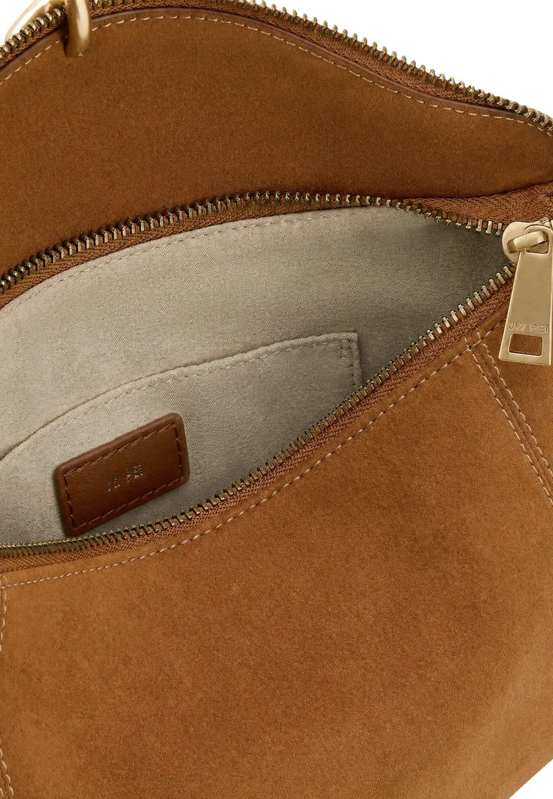 JW PEI Sac Bandoulière Jayla Faux Suede Brown