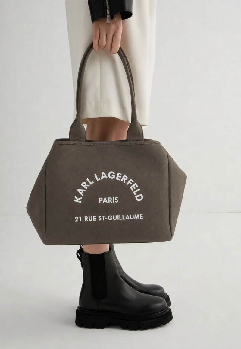 Karl Lagerfeld Cabas Convertible Coton Taupe