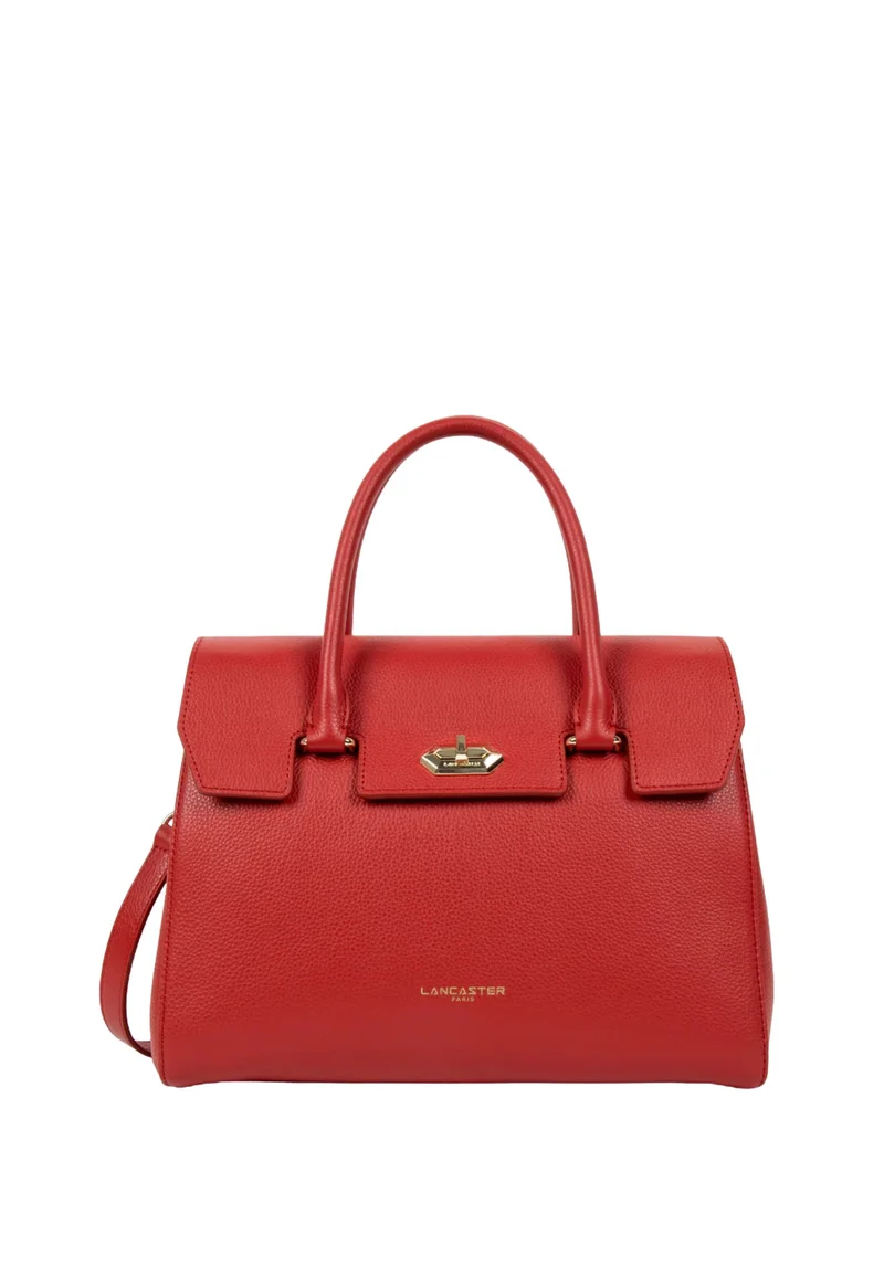 Lancaster Sac Rabat Milano Cosmos Cuir Rouge