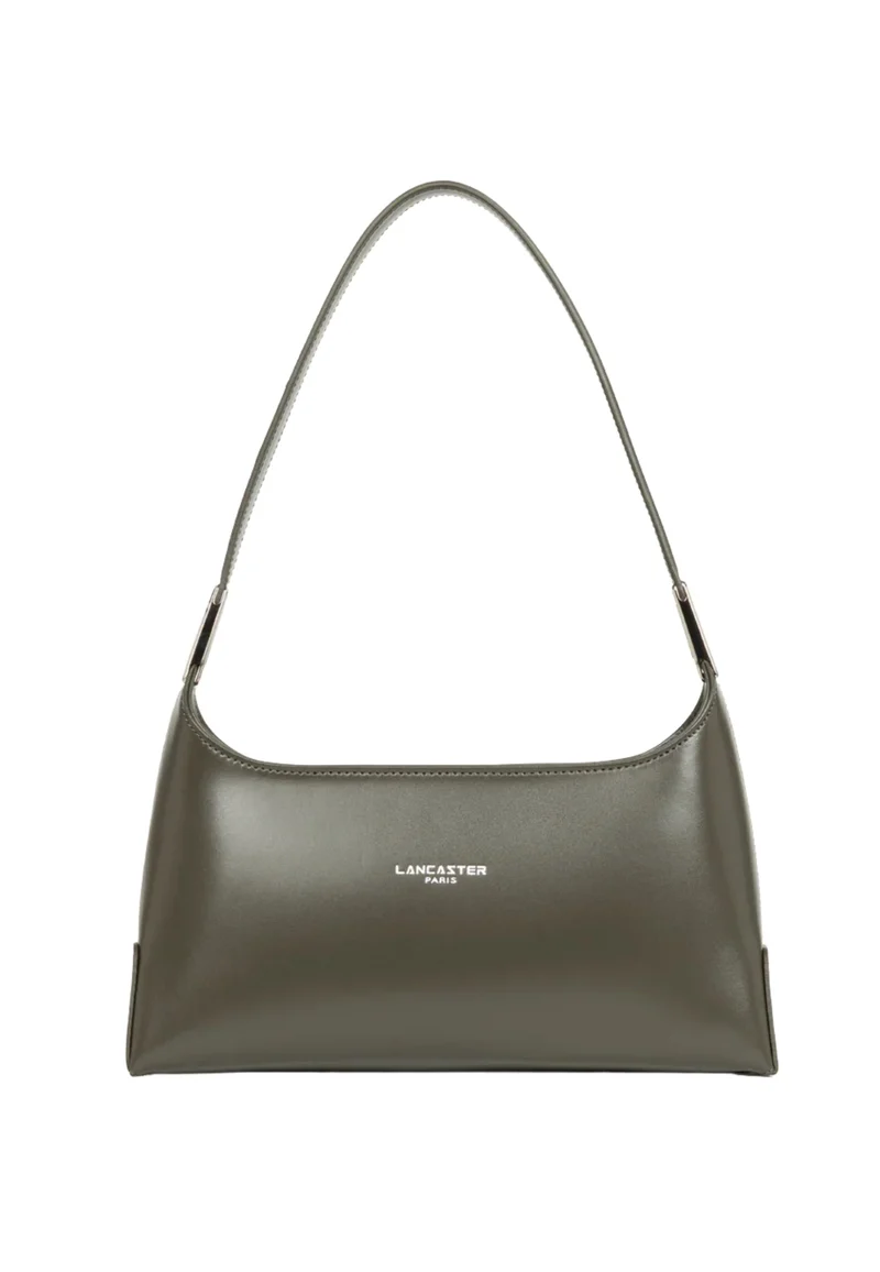 Lancaster Sacs à main Suave Ace Cuir Kaki Foncé