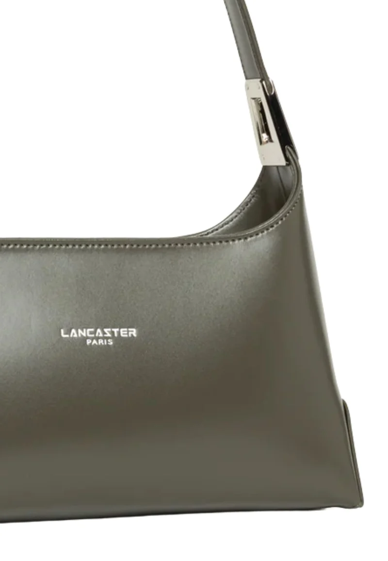 Lancaster Sacs à main Suave Ace Cuir Kaki Foncé