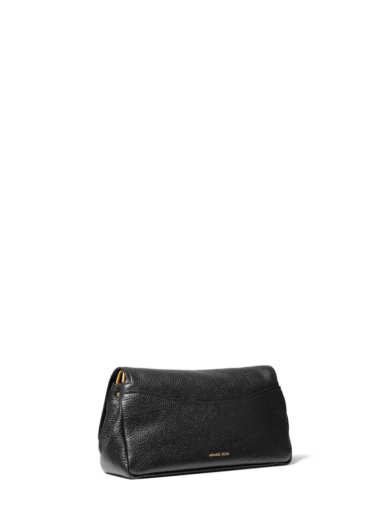 Michael Kors Sac Bandoulière Cuir Bryant Grand Chaîne Noir