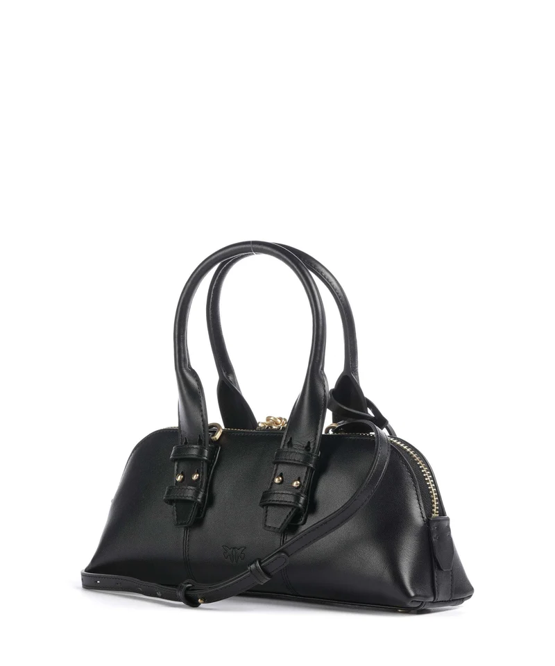 Pinko Bowling Horizontal Sac à main nero limousine/matt gold