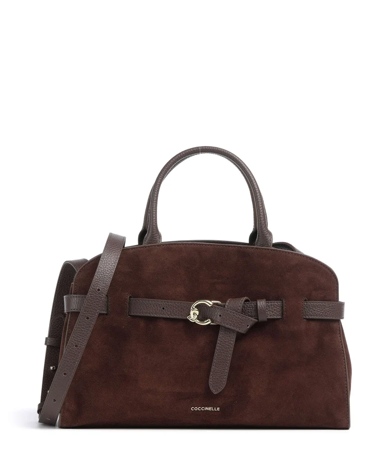 Coccinelle Sabine Suede Sac à main brunette