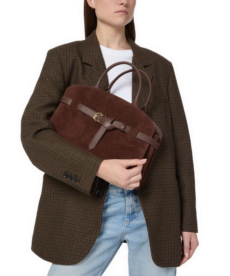 Coccinelle Sabine Suede Sac à main brunette
