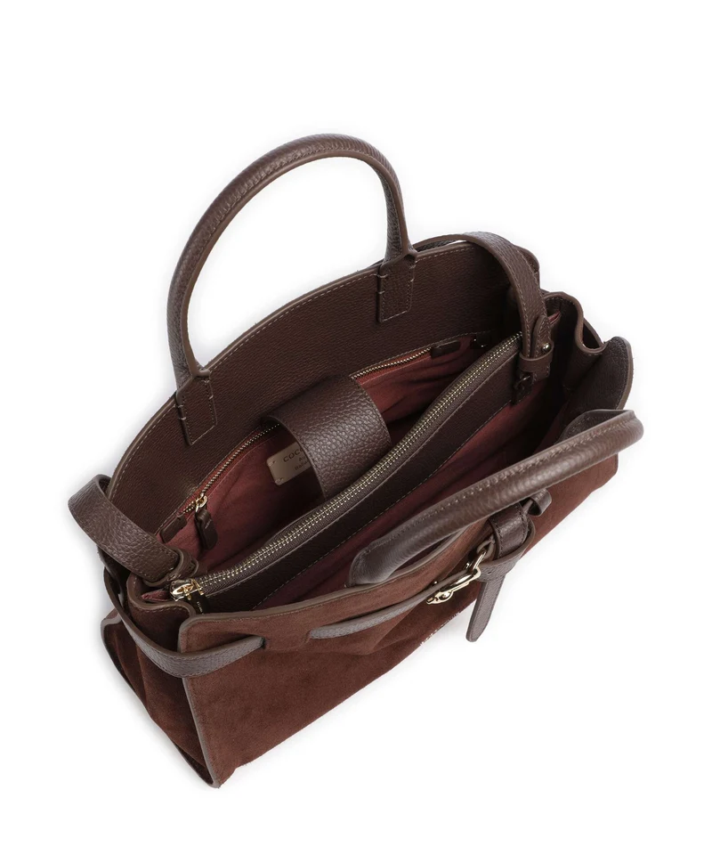 Coccinelle Sabine Suede Sac à main brunette