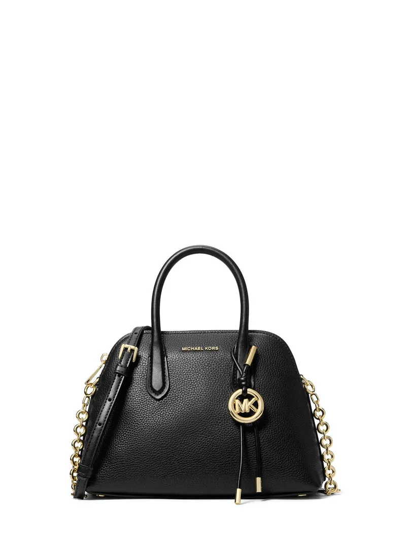 Michael Kors Sac à main Cuir Freddie Moyen Dôme Noir