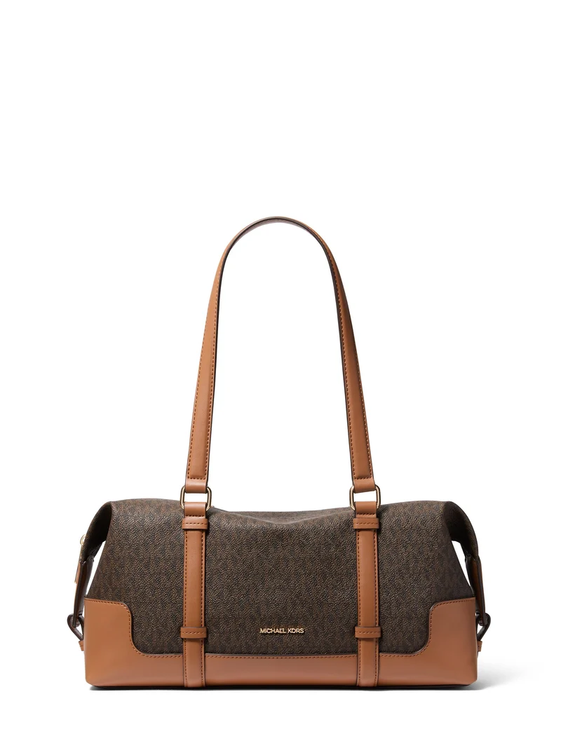 Michael Kors Sac Bandoulière Teddi Grand Souple Marron