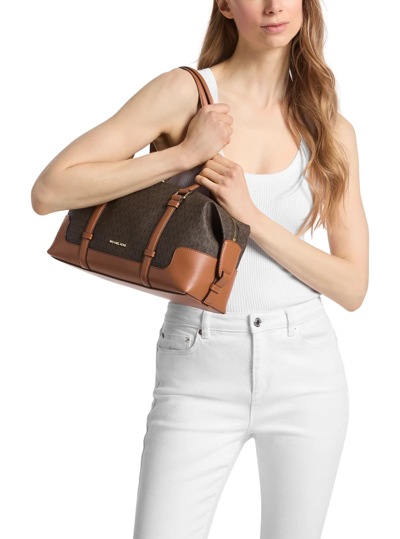Michael Kors Sac Bandoulière Teddi Grand Souple Marron