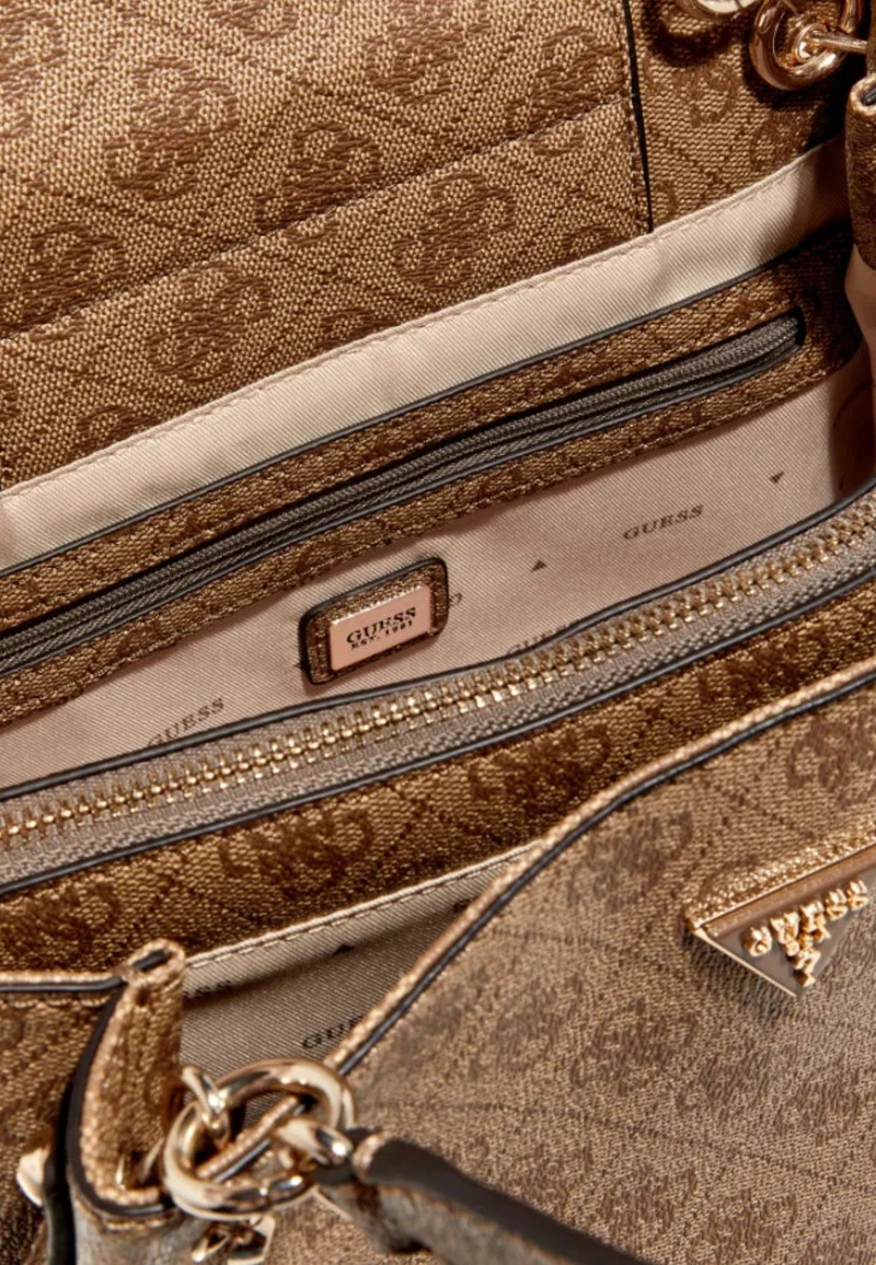 Guess Cabas Lorella Monogramme Latte Logo