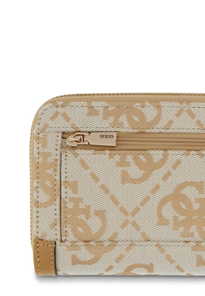 Guess Compagnon Audrey Grand Monogramme Beige Logo