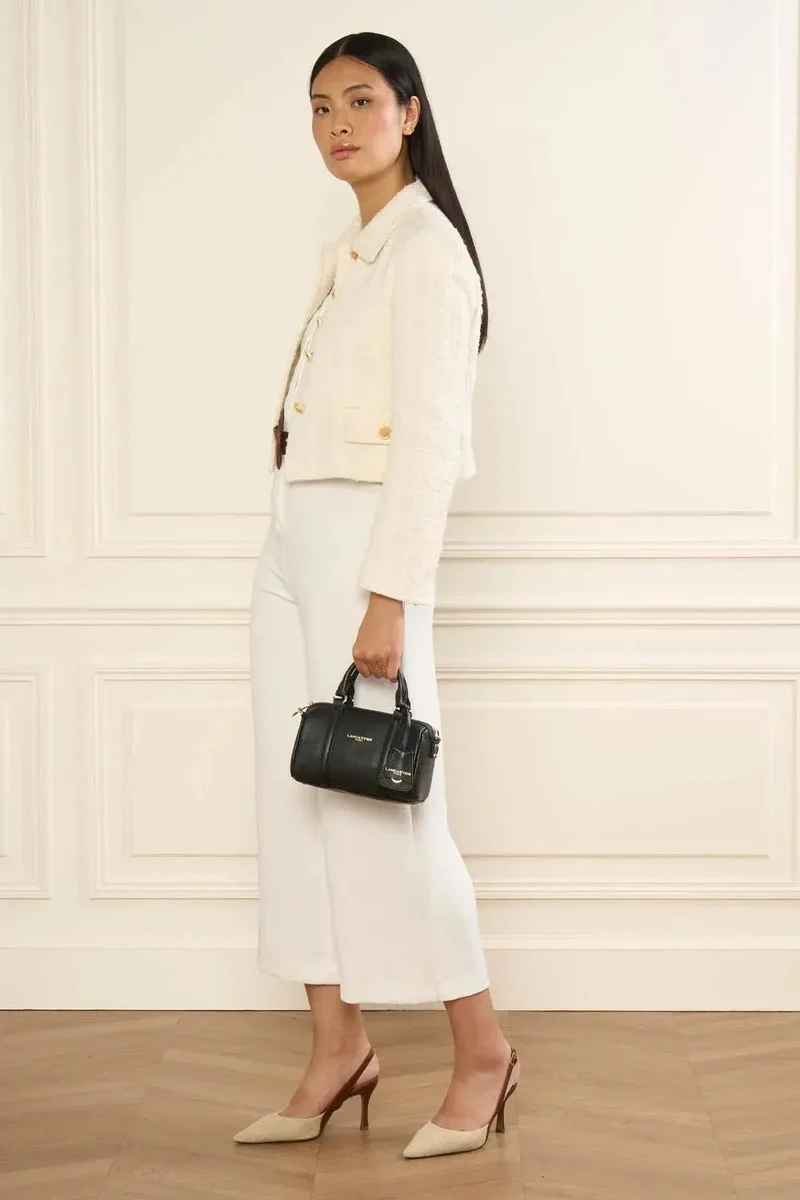 Lancaster Sac polochon Zippé S Milano Ana Noir