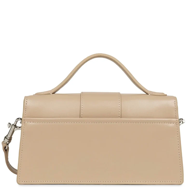 Lancaster Sac à rabat avec fermoir Paris Ily Beige Foncé