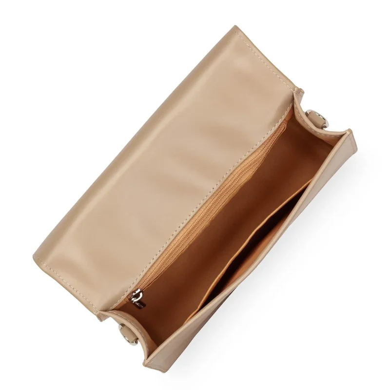 Lancaster Sac à rabat avec fermoir Paris Ily Beige Foncé