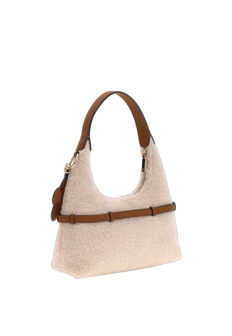 Guess Sac Hobo Taylor Mini Off White/Cognac