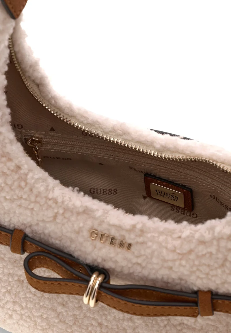 Guess Sac Hobo Taylor Mini Off White/Cognac