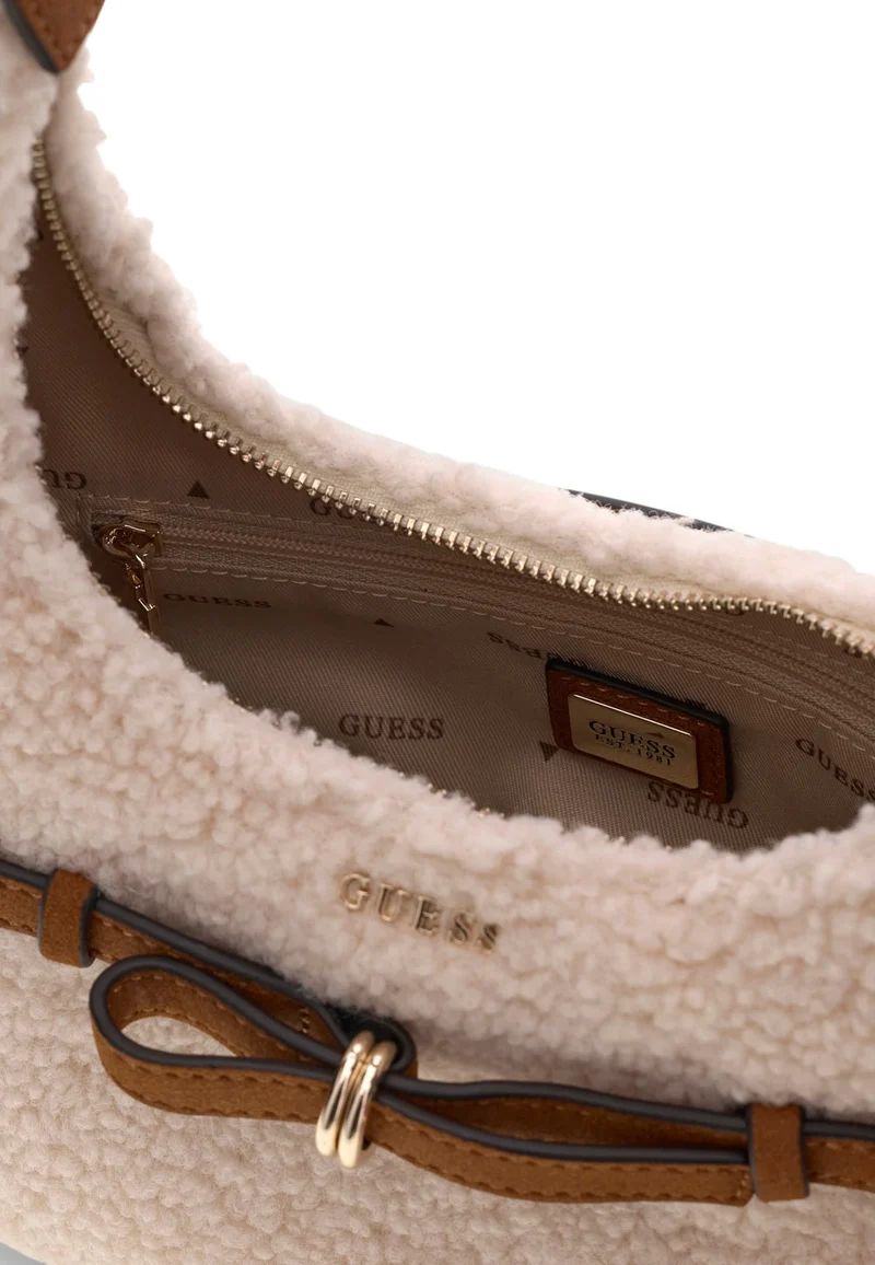 Guess Sac Hobo Taylor Mini Off White/Cognac