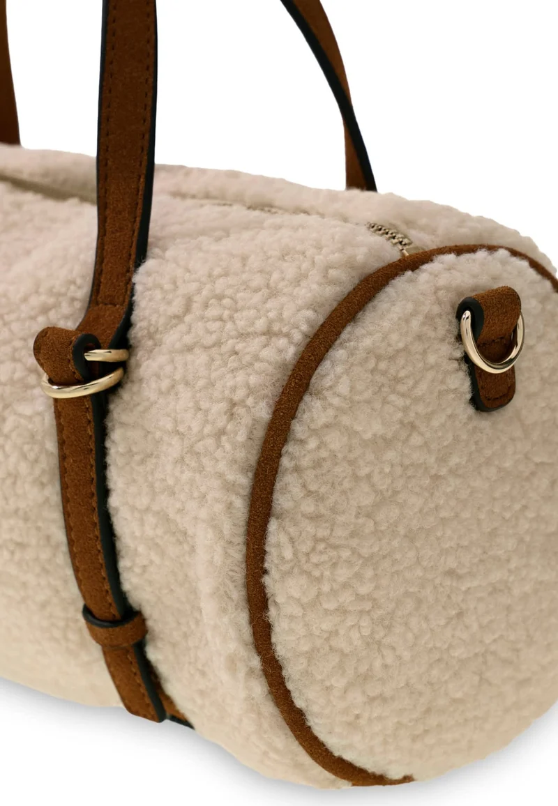 Guess Sac à Main Taylor Mini Off White/Cognac