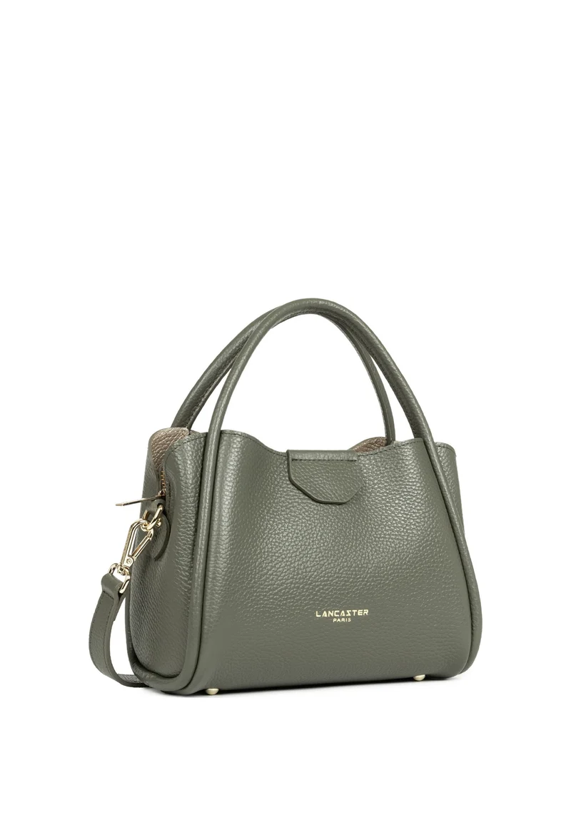 Lancaster Sac à main Aimantée S Ida Double Kaki fumé